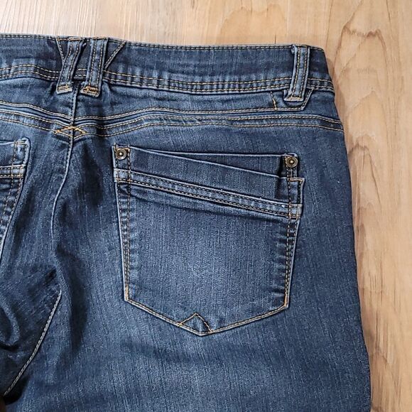 💛Democracy Dark Blue Ab Technology Skinny Jeans Size 10/30 - Picture 5 of 9